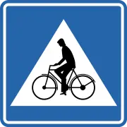 Oversteekplaats voor fietsers.